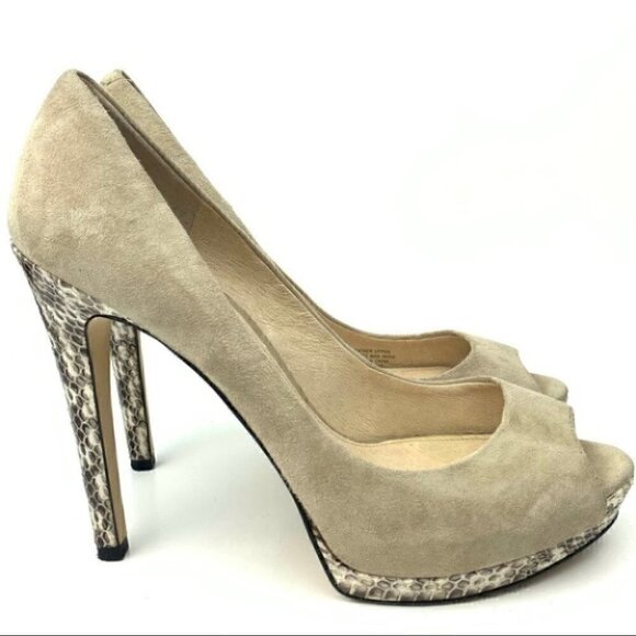 Joan & David heels 9 Dadelsa4 suede platforms - Picture 2 of 12